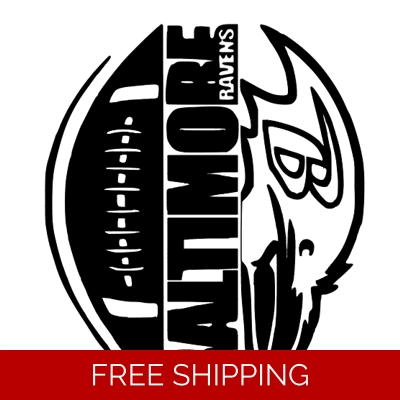 NFL Football Baltimore Ravens die cut vinyl decal